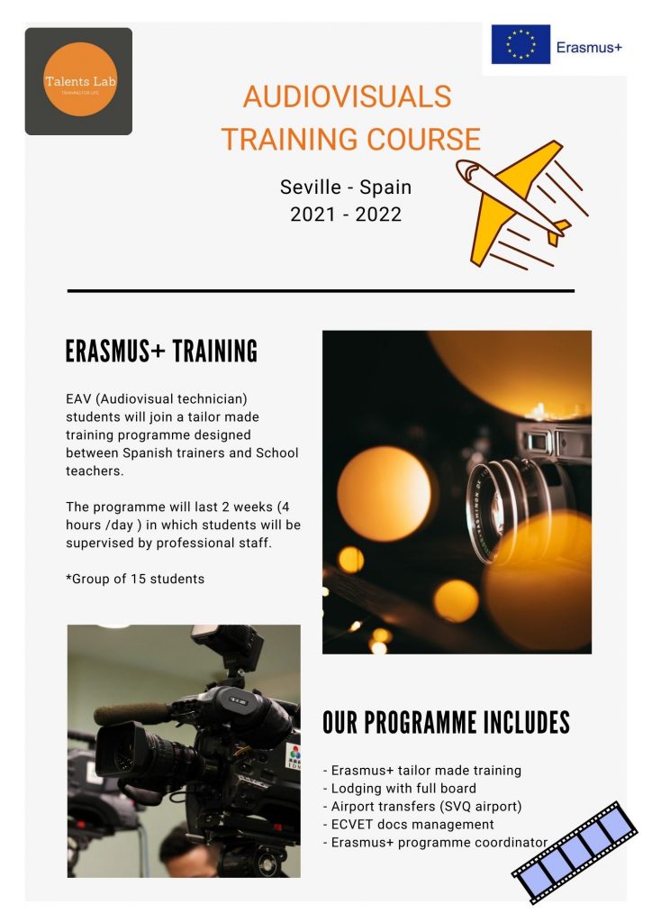 Audiovisual Internship Talents Lab Spain