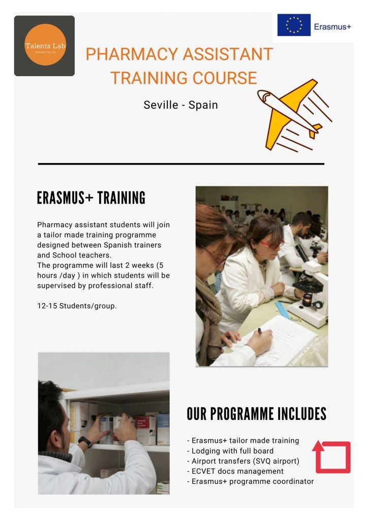 Pharmacy assistant training course